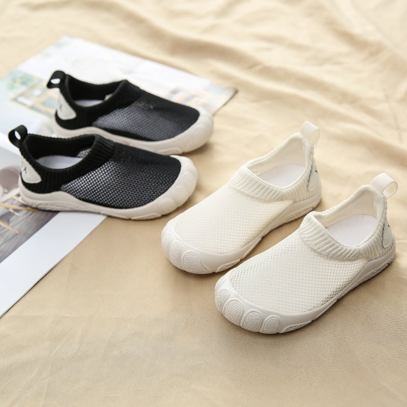 Mesh Hole Shoes Breathable Semi-sandal Shoes - Inspiren-Ezone