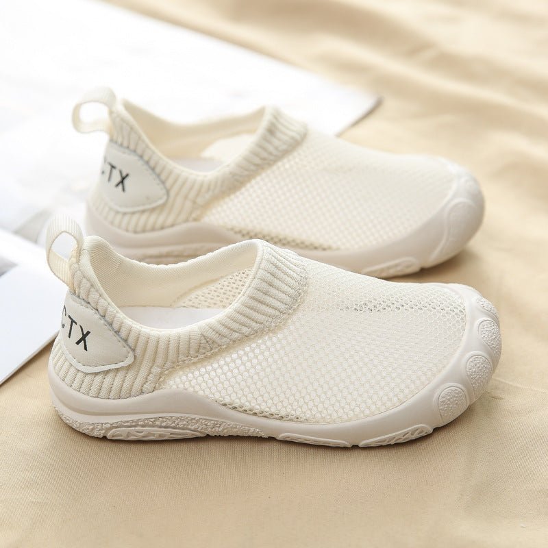 Mesh Hole Shoes Breathable Semi-sandal Shoes - Inspiren-Ezone