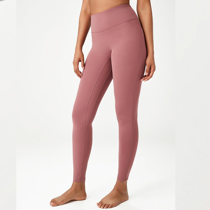 Nude Fitness Peach Hip Yoga Pants - Inspiren-Ezone
