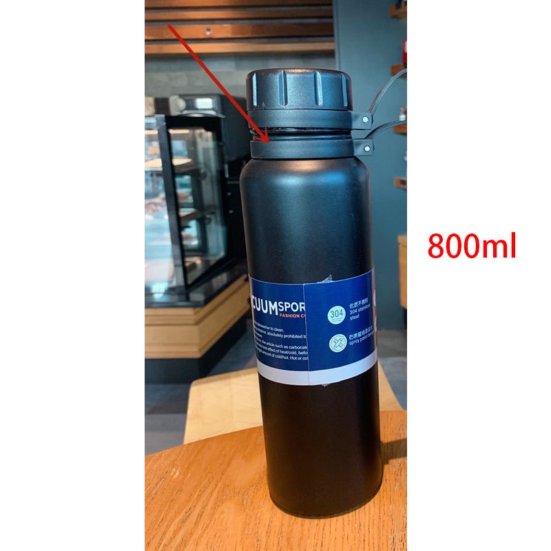 Outdoor Sports Bottle Portable Large Capacity Stainless Steel Vacuum Flask Water Cup - Inspiren-Ezone