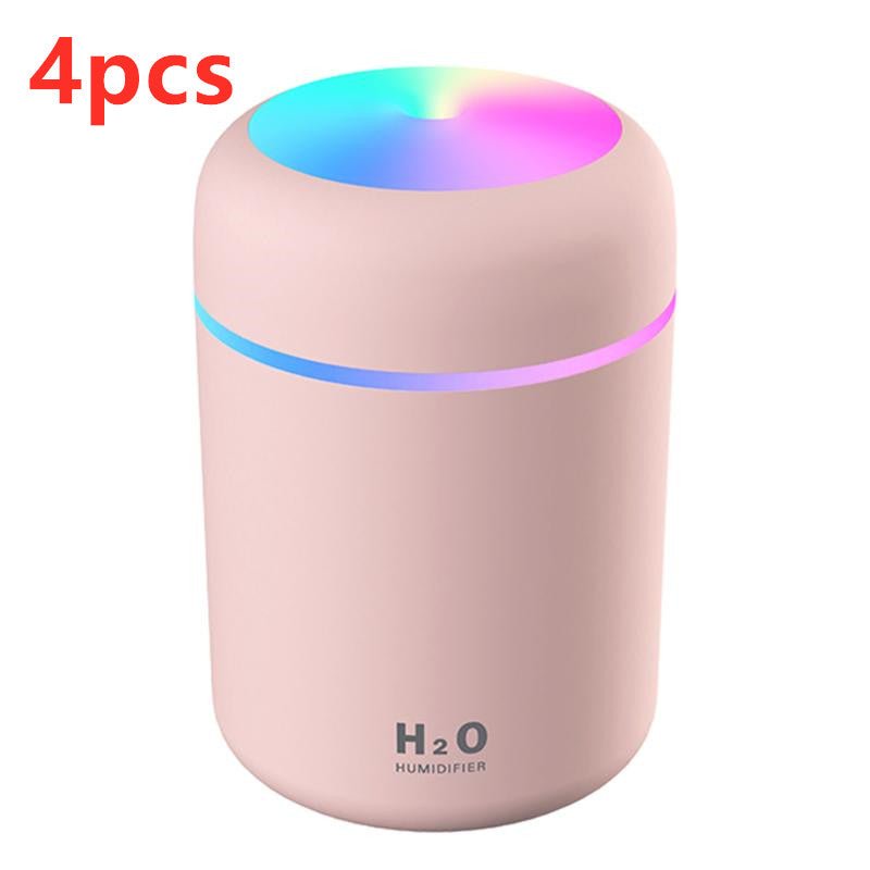 Portable USB Car Air Purifying Humidifier Colorful Cup Aroma Diffuser Cool Mist Maker Humidifier Purifier With Light For Car Home - Inspiren-Ezone