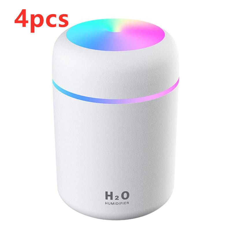 Portable USB Car Air Purifying Humidifier Colorful Cup Aroma Diffuser Cool Mist Maker Humidifier Purifier With Light For Car Home - Inspiren-Ezone