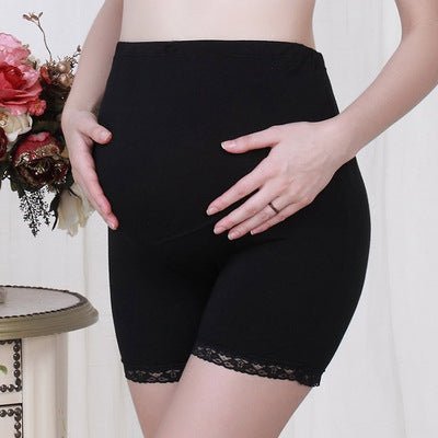 Pregnant women stomach lift shorts anti-light three-point lace safety pants adjustable leggings - Inspiren-Ezone