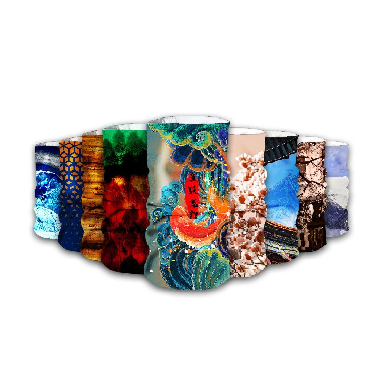 Printed ice silk scarf - Inspiren-Ezone