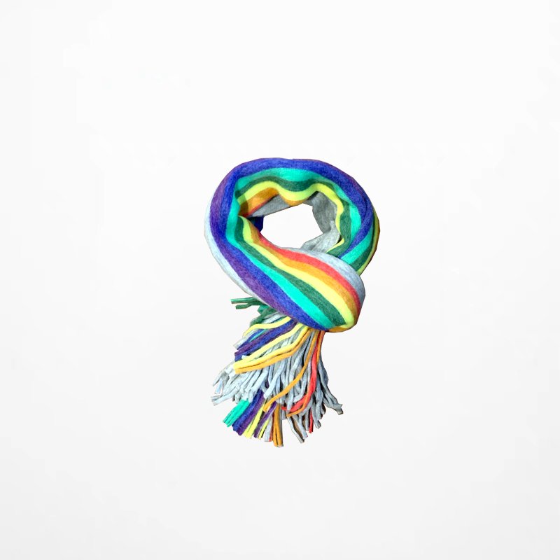 Rainbow double-sided scarf - Inspiren-Ezone