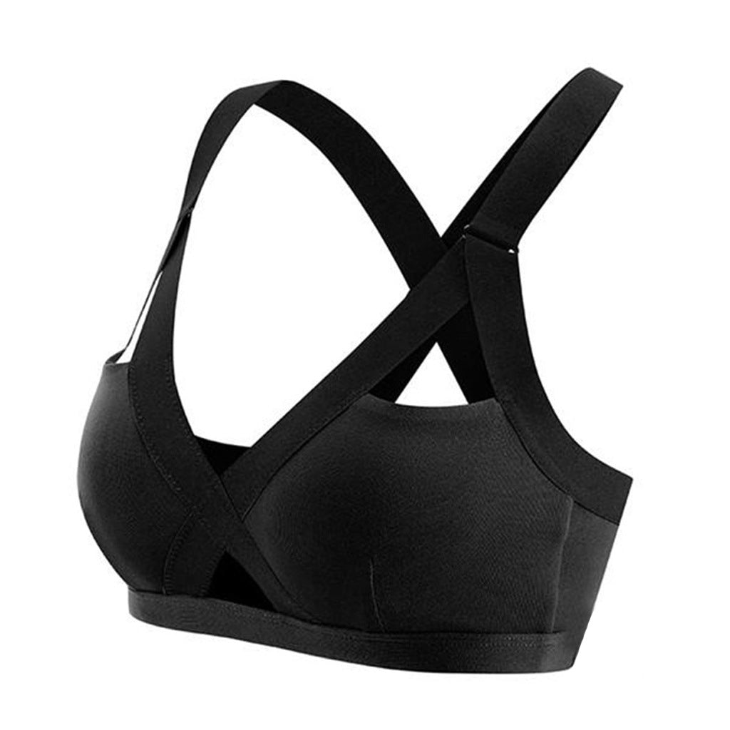 Shock-resistant underwire sports bra running stretch - Inspiren-Ezone