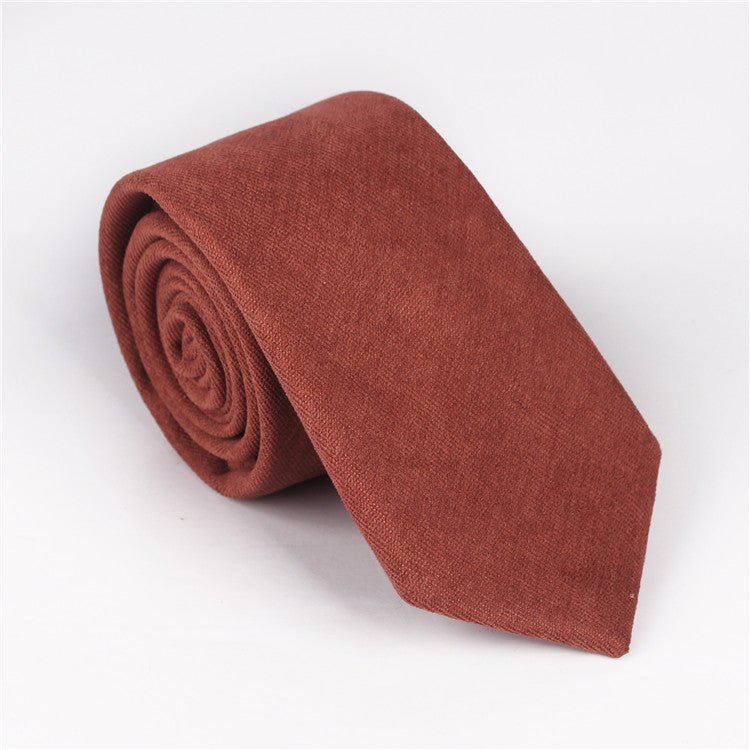 Solid color casual tie - Inspiren-Ezone