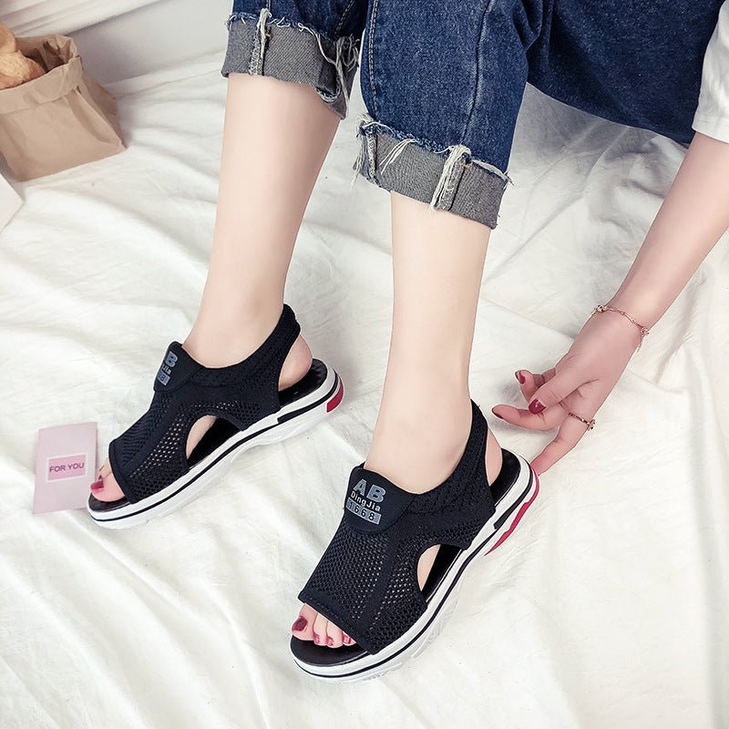 Sports Sandals Women's Mesh Soft Bottom Breathable Lightweight Women's Shoes Casual - Inspiren-Ezone