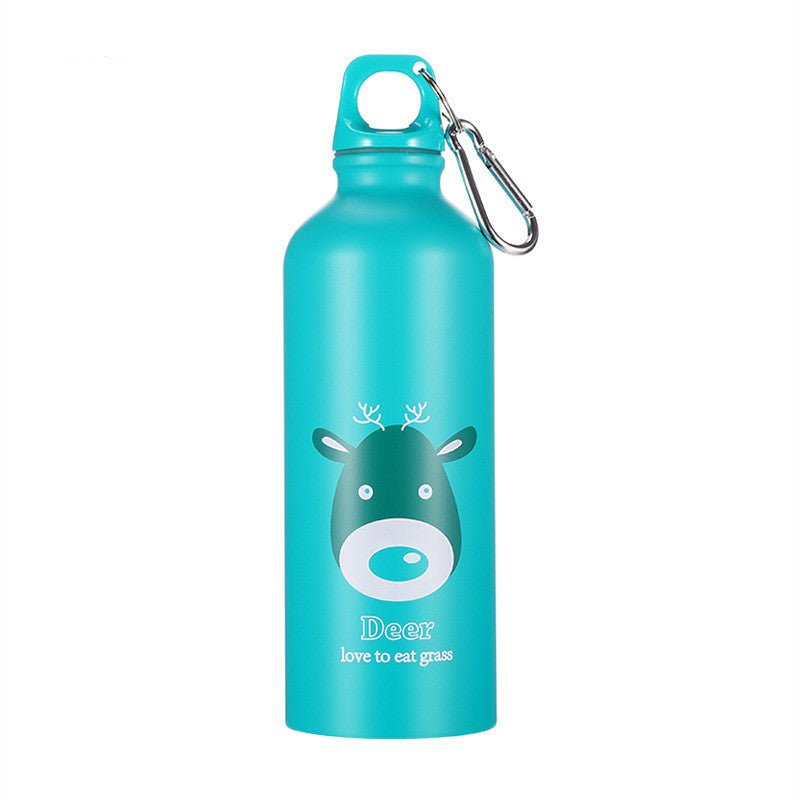 Stainless Steel Sports Bottle 500ml Outdoor Sports Water Cup For Children - Inspiren-Ezone