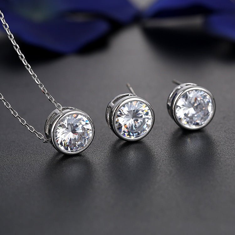 The bride and bride fashion accessories jewelry set all-match Pendant Earrings 2021 NEW - Inspiren-Ezone