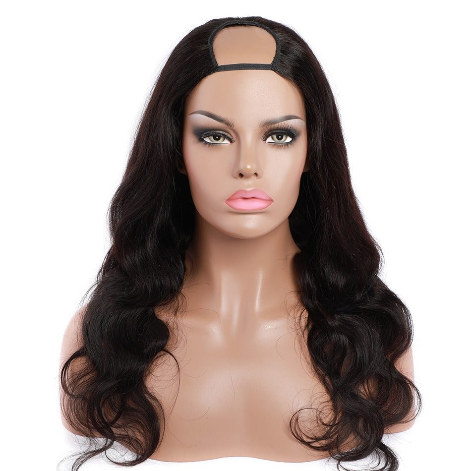 U Part Wig Body Wave Human Hair Wigs For Black Women Brazilian Remy Ha - Inspiren-Ezone