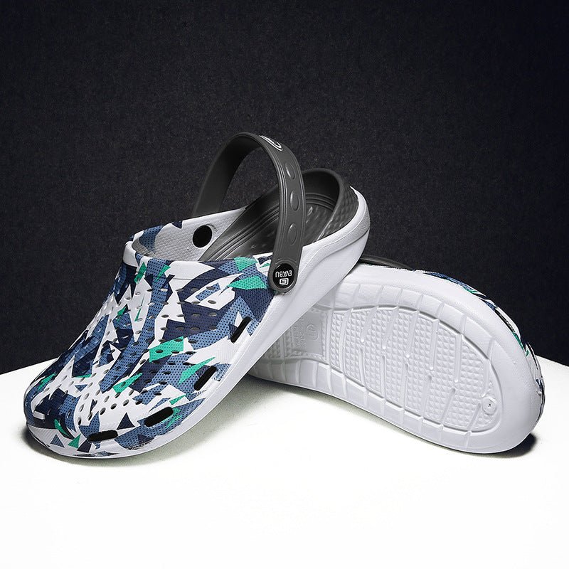 Unisex Sandals Outdoor Beach Shoes Men Hole Slippers Crocks - Inspiren-Ezone