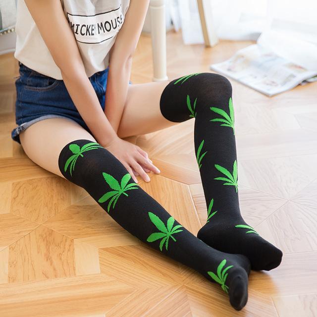 Weed Knee High Socks - Inspiren-Ezone