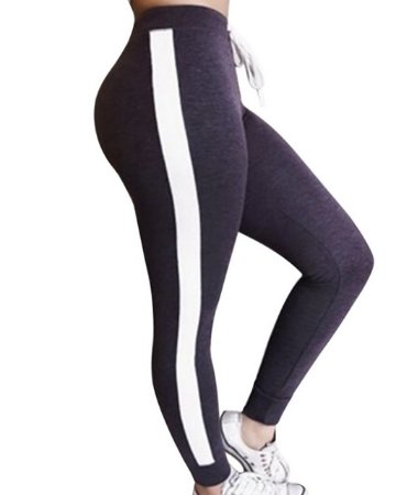 Women Running Pants Slim Fitness Leggings Patchwork Elastic Sport Pants Yoga Leggins Gym Training Trousers - Inspiren-Ezone