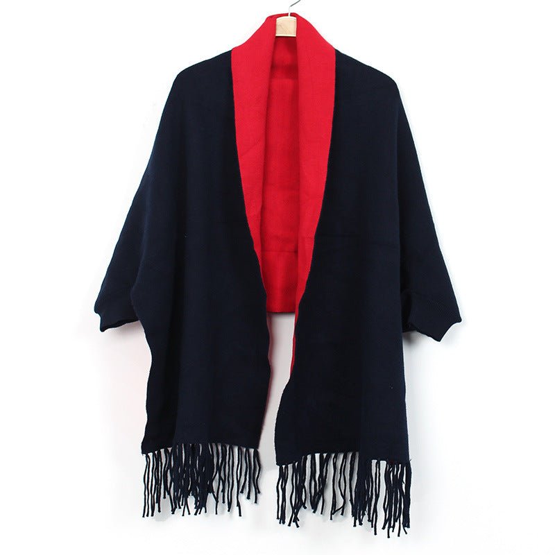 Women's Double-sided Double-color Scarf - Inspiren-Ezone