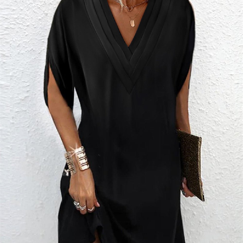 Women's Fashionable Batwing Sleeve Dress - Inspiren-Ezone