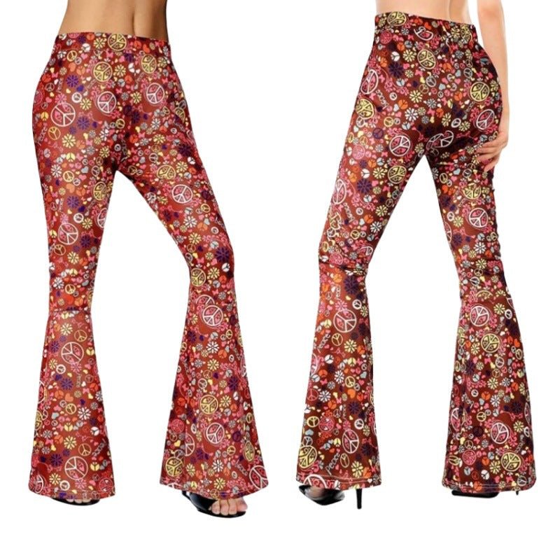 Women's Hippie Clothing Fashionable Wide Leg Pants - Inspiren-Ezone
