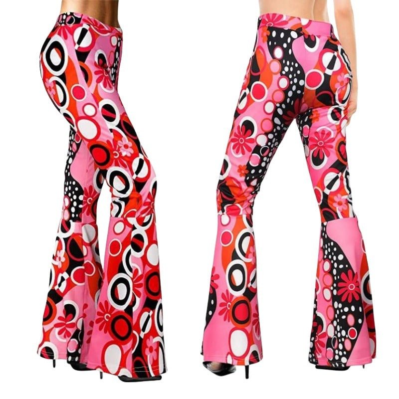 Women's Hippie Clothing Fashionable Wide Leg Pants - Inspiren-Ezone