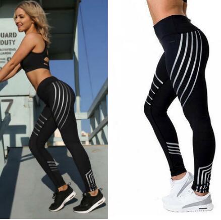 Women's Printed Slim Slimming Sports Leggings - Inspiren-Ezone