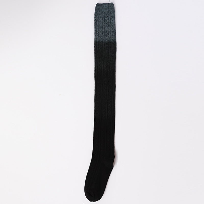 Women's Tie-dye Knitted Long Tube Over The Knee Socks - Inspiren-Ezone